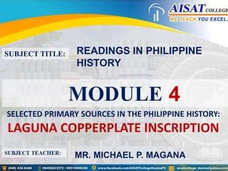  The Laguna Copperplate Inscription: A Tangled Web of Time, Trade, and Transcendence!