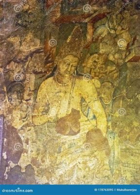  Ajanta luolan 1:n freskot! Awe-inspiring Depictions of Celestial Beings and Intricate Floral Patterns